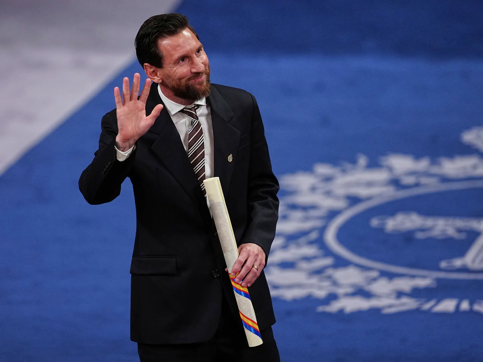 Lionel Messi receives top Spanish award in recognition of social work — Entertainment report